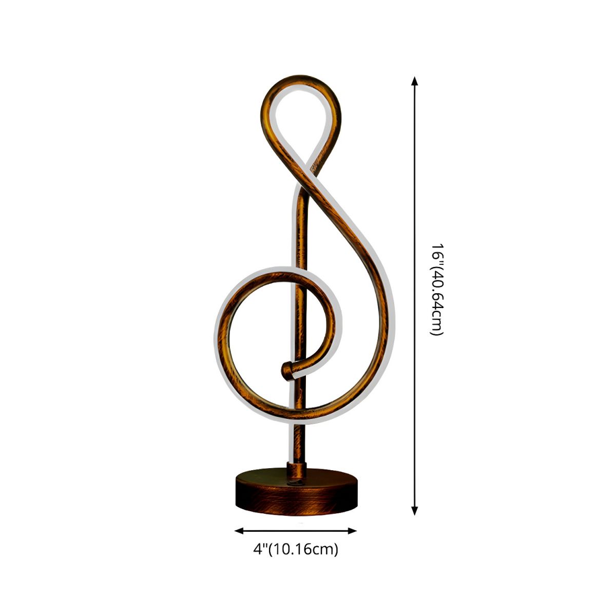 Table Lamp with Metal LED for Modern Bar | Brivona