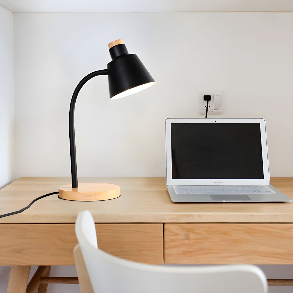 Table Lamp with Metal Shade Nordic Style | Noriva