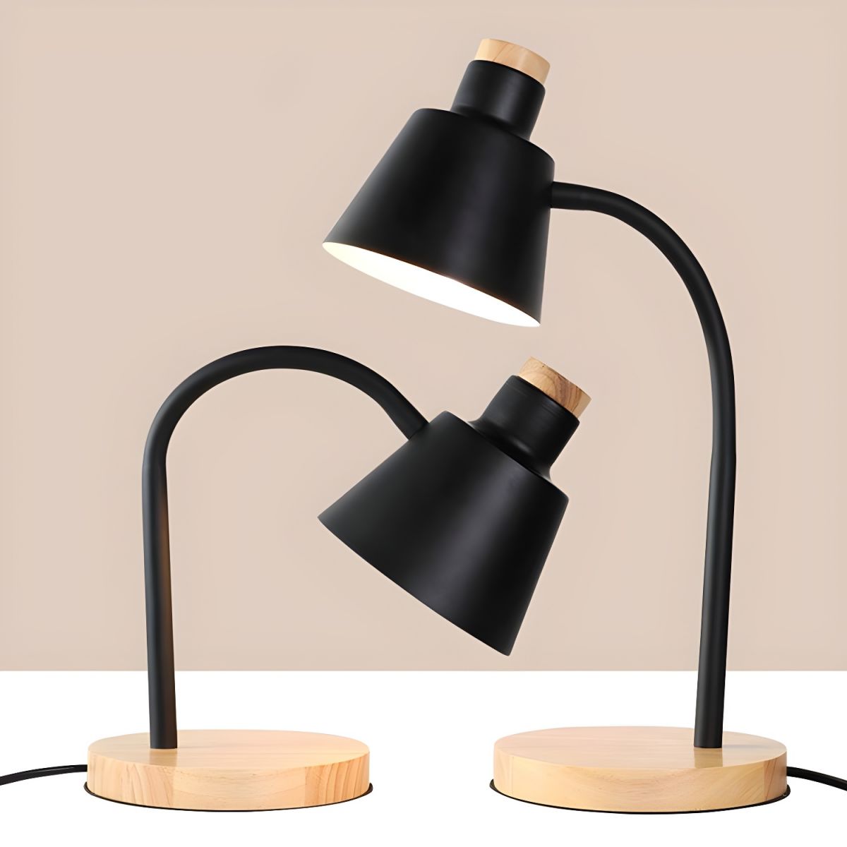 Table Lamp with Metal Shade Nordic Style | Noriva