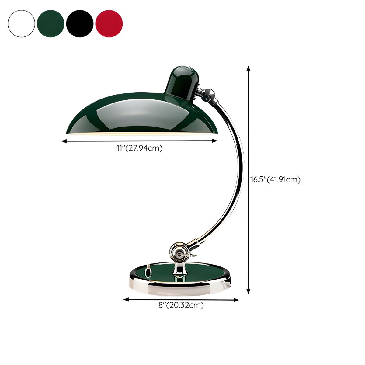 Table Lamp with Metal Shade Vintage Design | Rovira