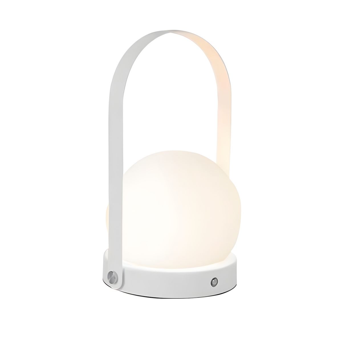 Table Lamp with Rechargeable LED Glass Globe Modern Style | Oryvia