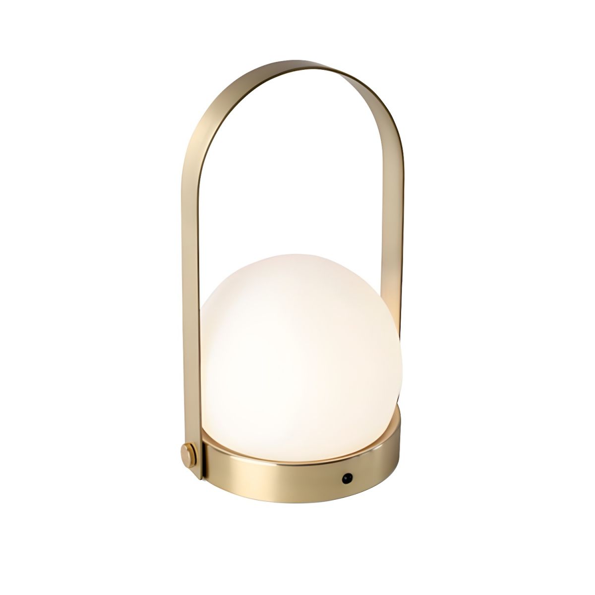 Table Lamp with Rechargeable LED Glass Globe Modern Style | Oryvia