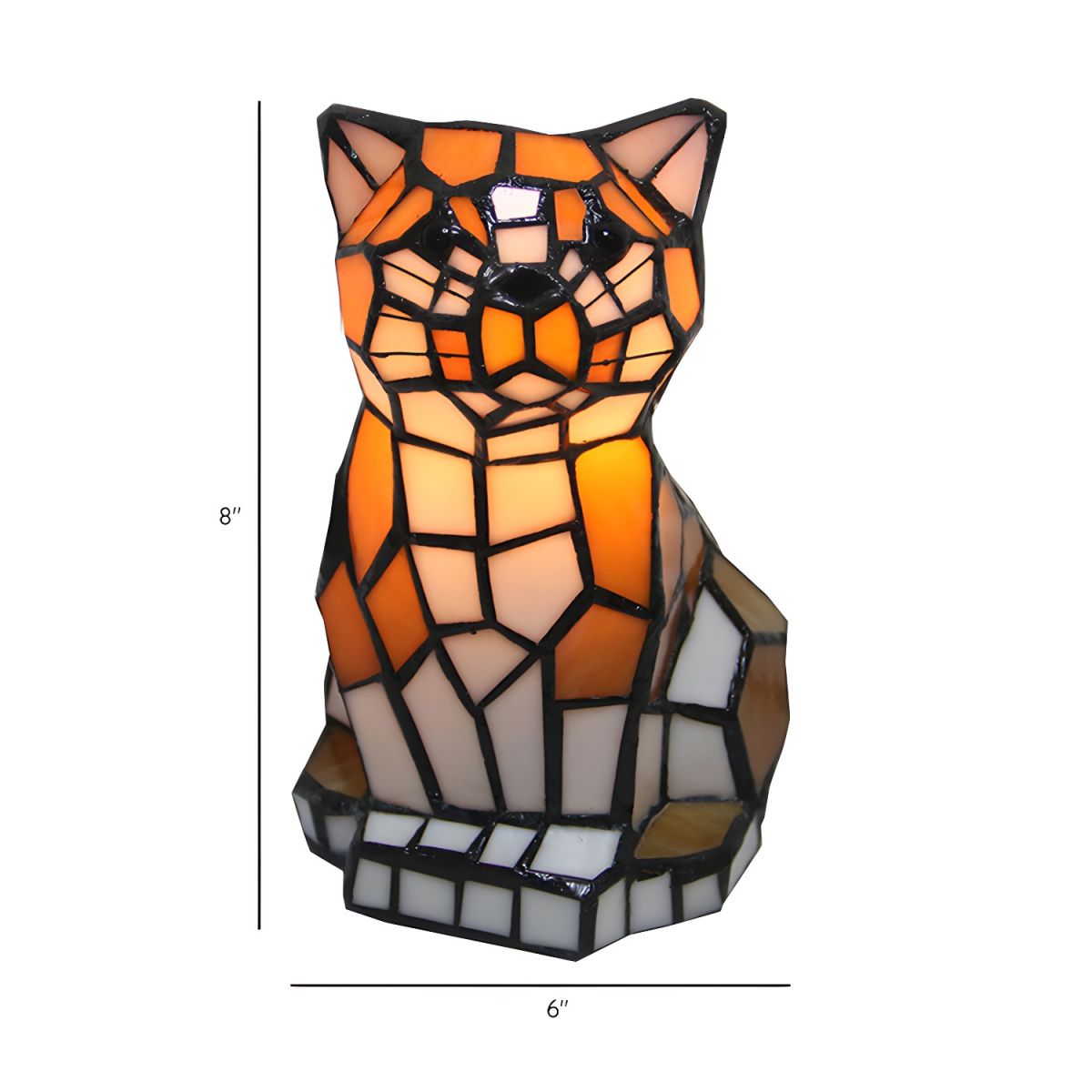 Table Lamp with Stained Glass Tiffany Style | Ambrel