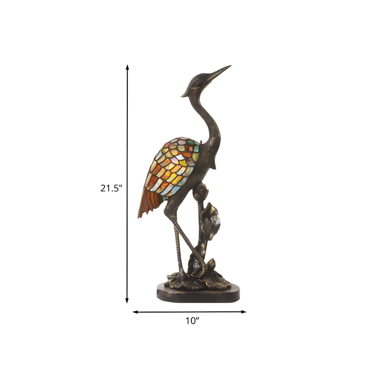Table Lamp with Stained Glass Tiffany Style | Trivor