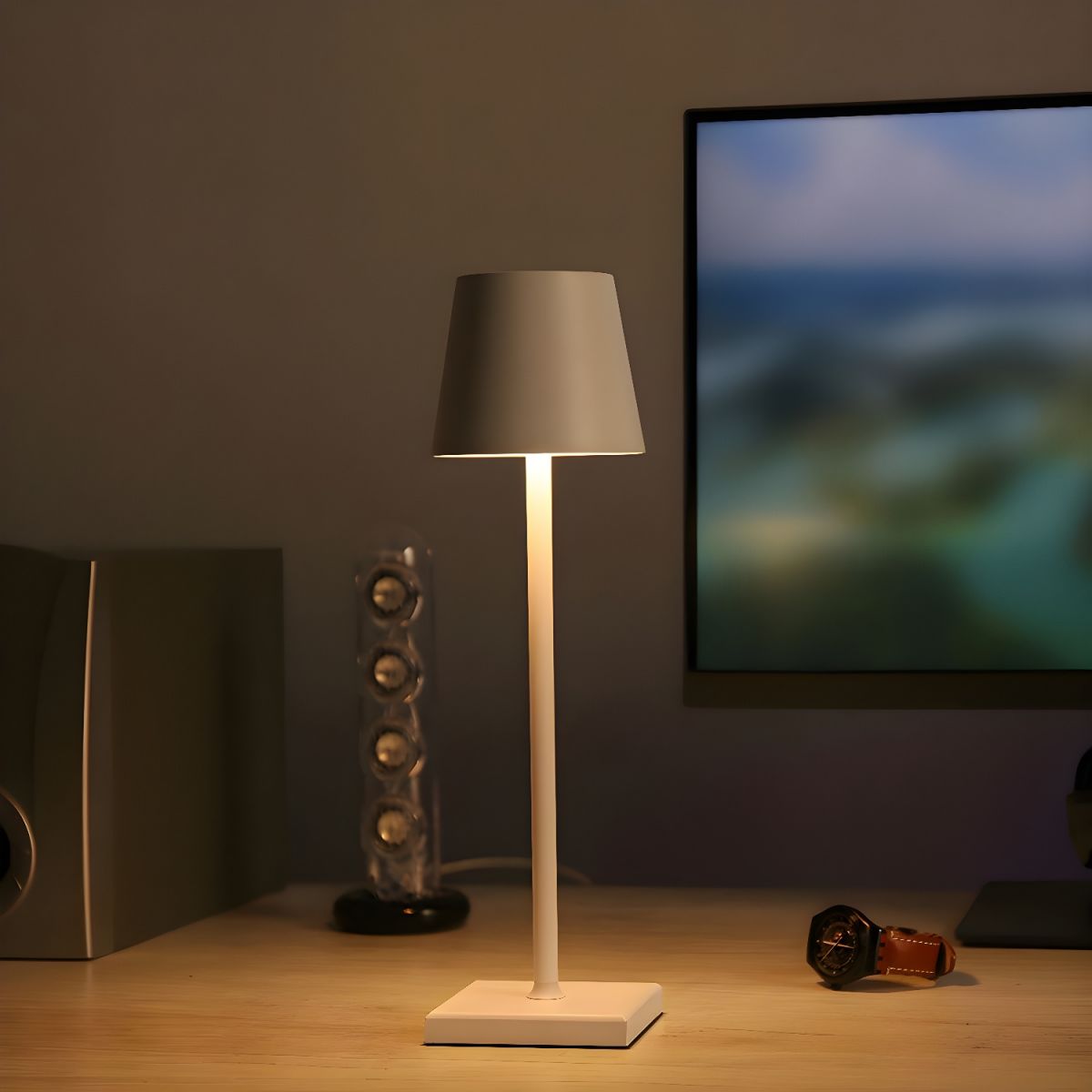 Table Lamp with Touch Control Modern Metal | Mirado