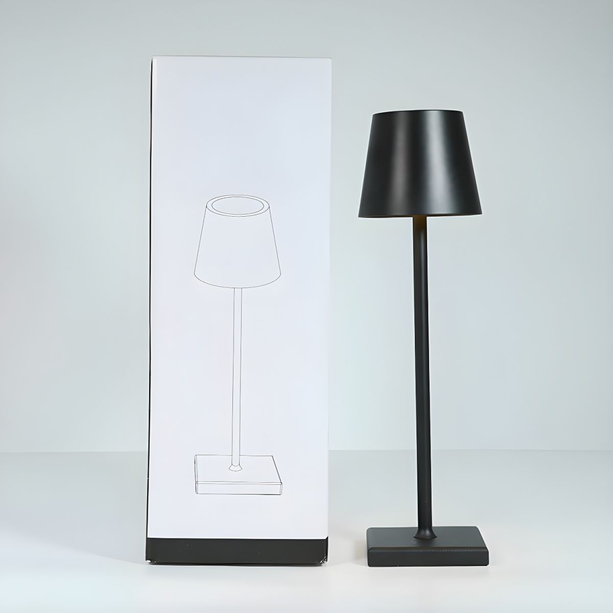 Table Lamp with Touch Control Modern Metal | Mirado