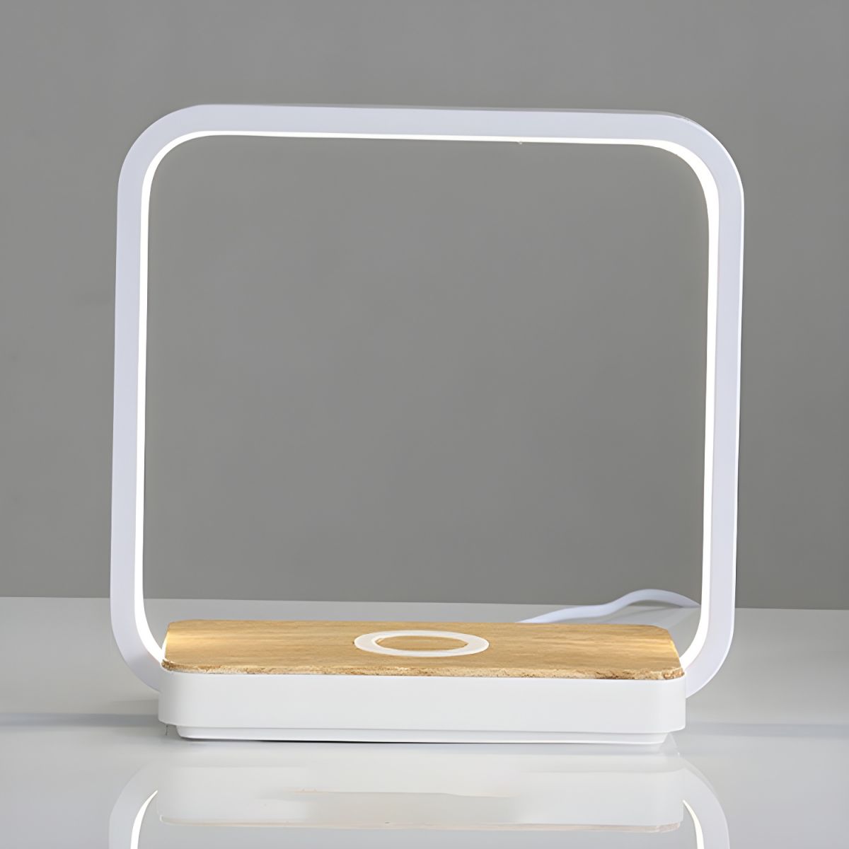 Table Lamp with Touch Dimming Square Flat Base | Orivon