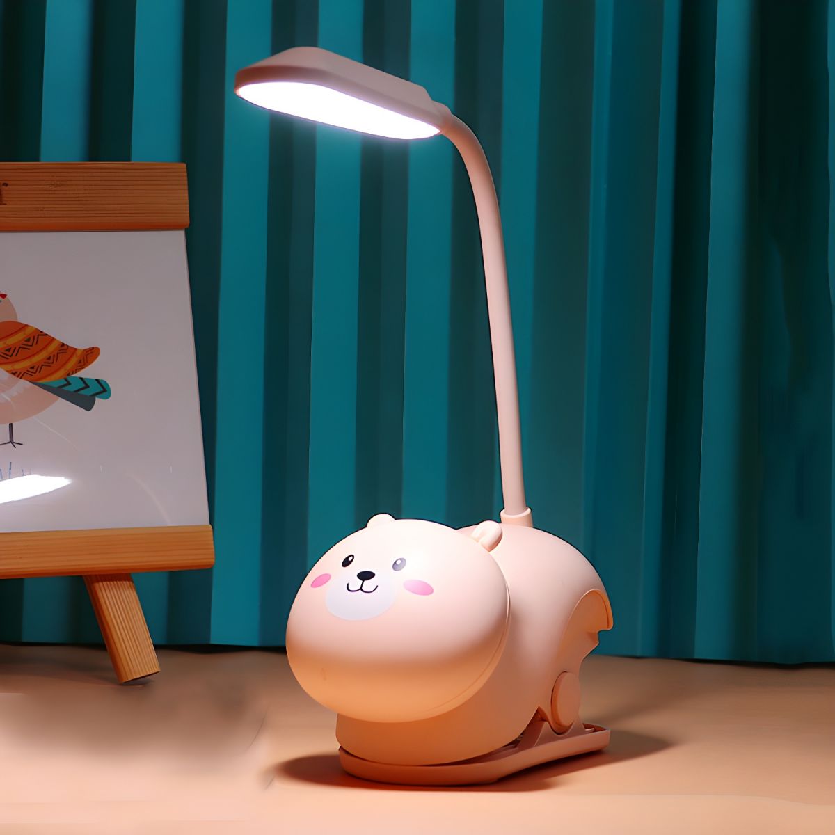 Table Lamp with USB Recharge Modern Style | Lunarex