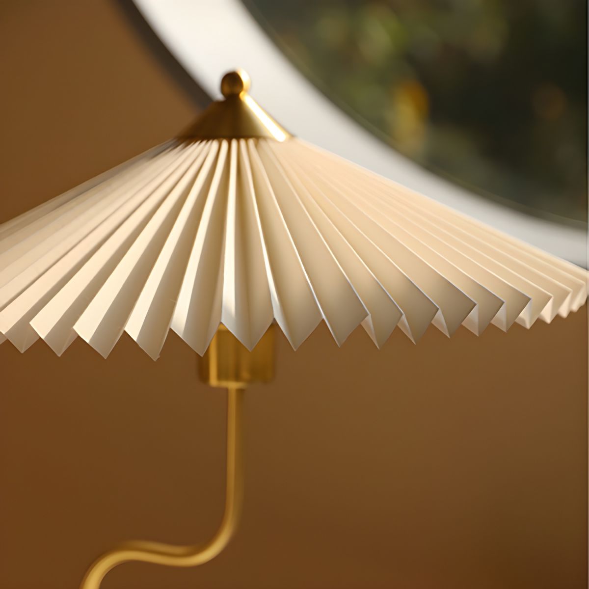 Table lamp with fabric shade modern colourful design | Yorven