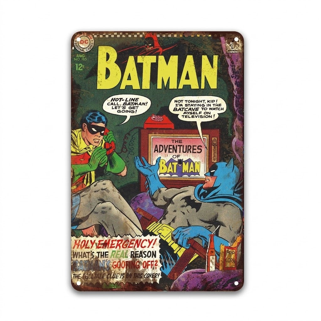 Wall Art Sign Retro Comic Hero Decor | Marvoro