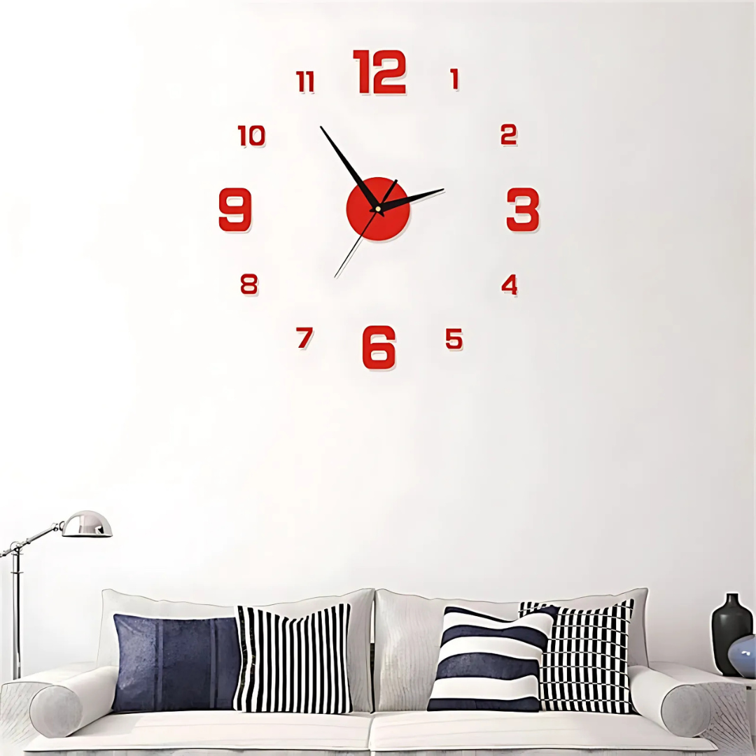 Wall Clock Acrylic Design for Modern Living Room | Favian