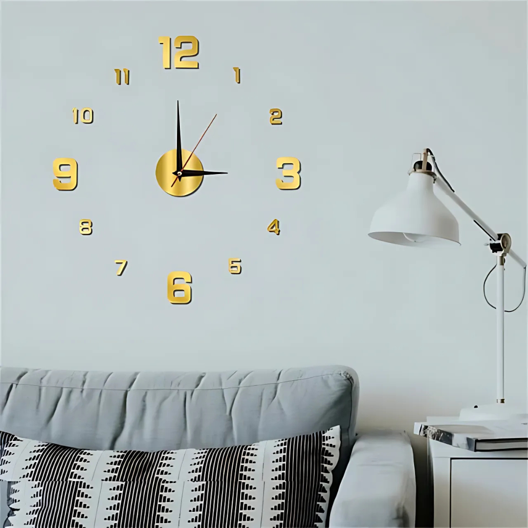 Wall Clock Acrylic Design for Modern Living Room | Favian