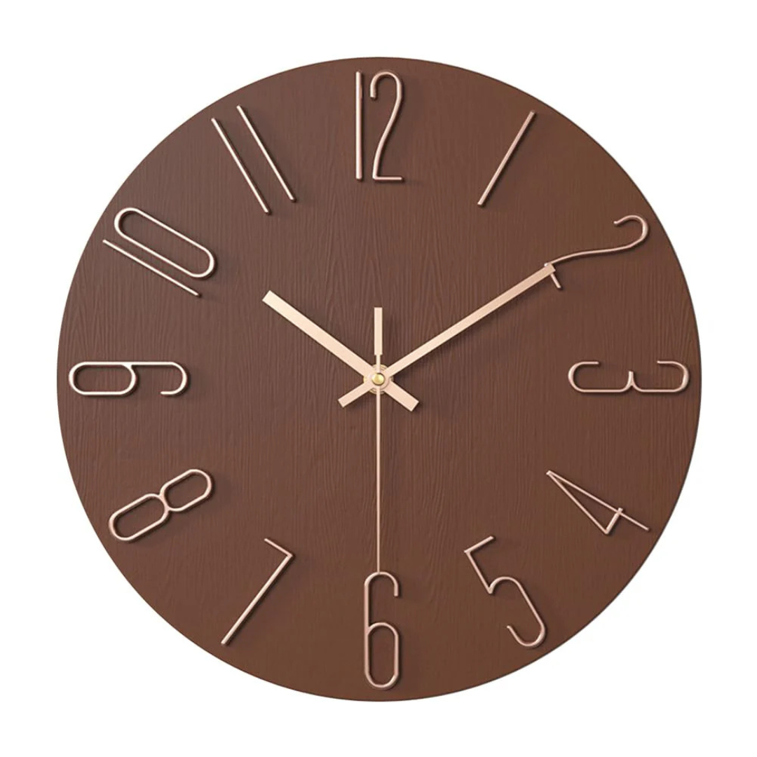 Wall Clock Modern Minimalist Design for Living Room | Nobela