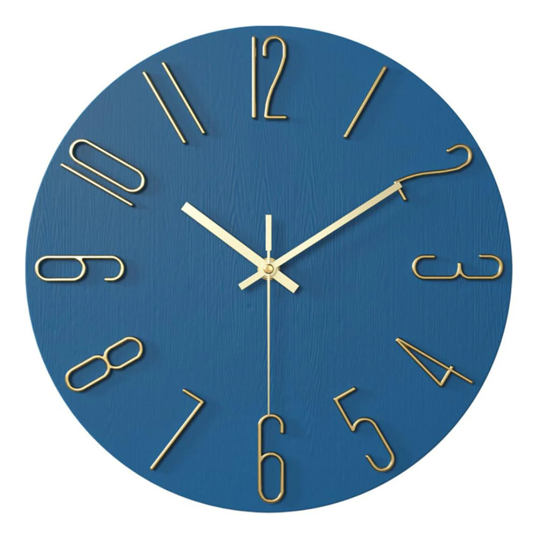 Wall Clock Modern Minimalist Design for Living Room | Nobela