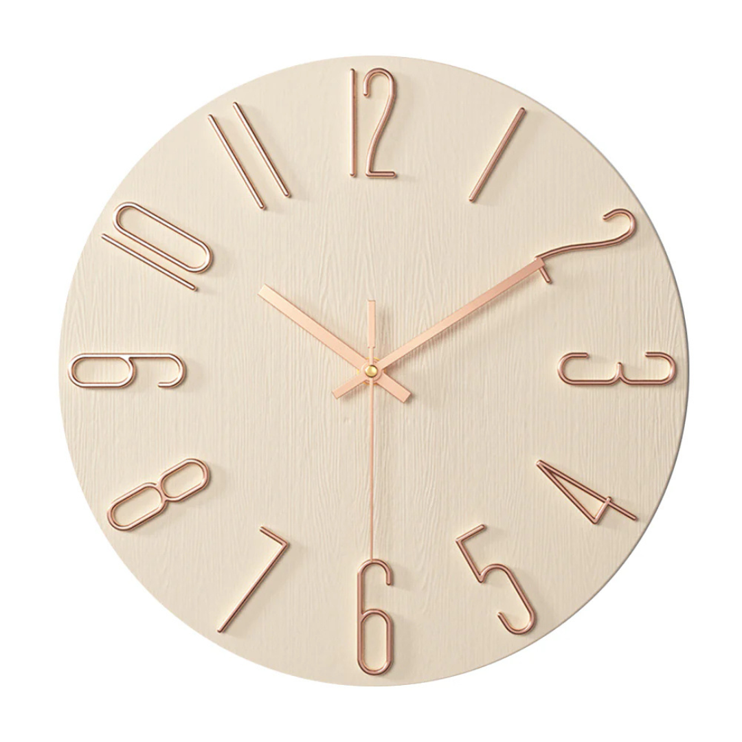 Wall Clock Modern Minimalist Design for Living Room | Nobela