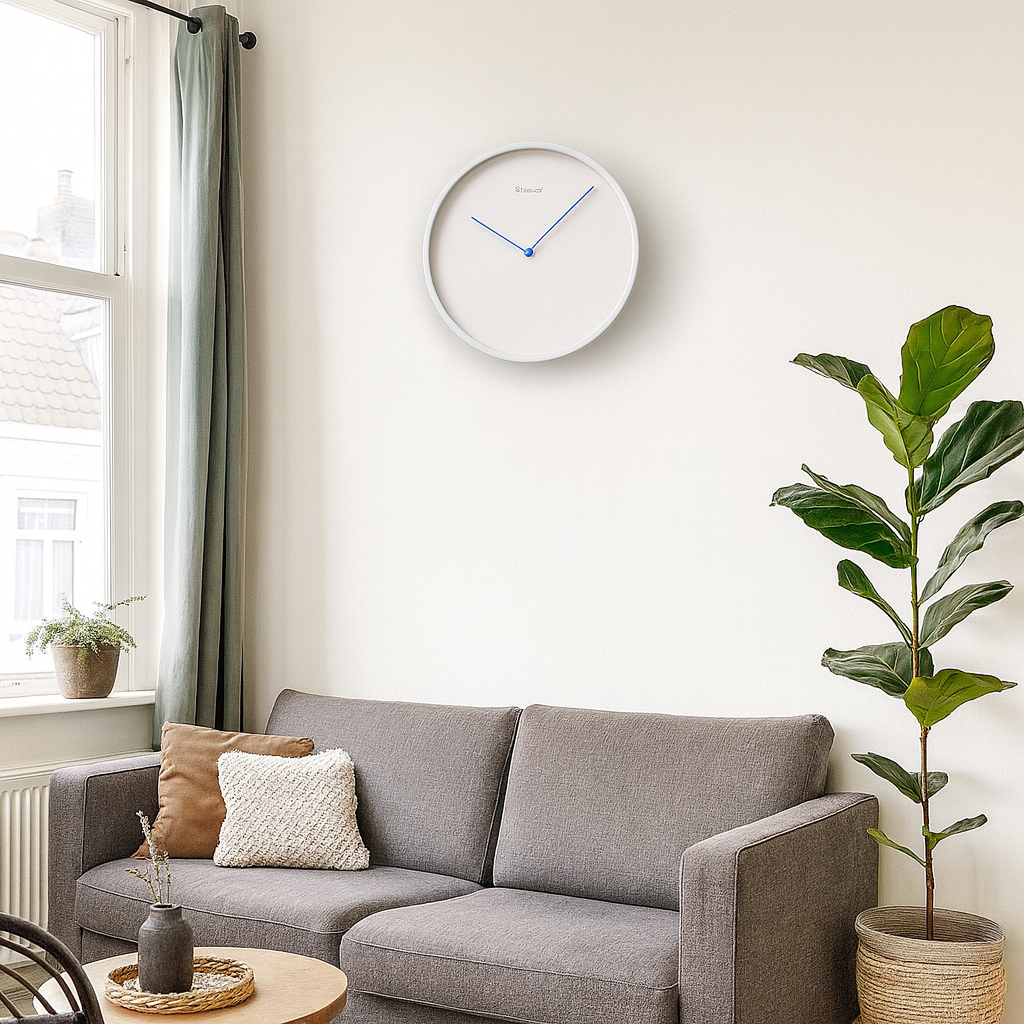 Wall Clock Scandinavian Minimalist Design | Loravi