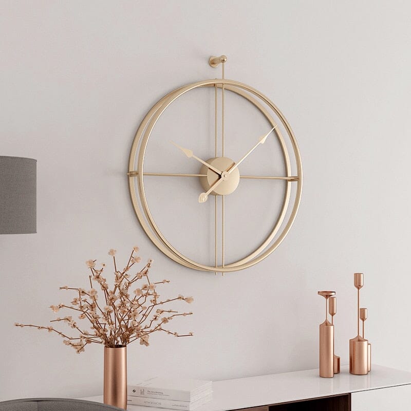 Wall Clock Silent Oversized Iron Frame | Forano