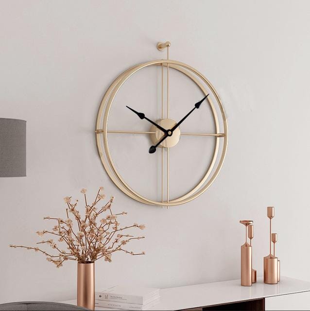 Wall Clock Silent Oversized Iron Frame | Forano