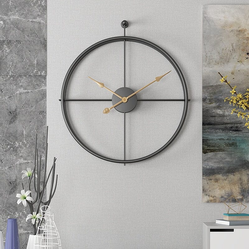 Wall Clock Silent Oversized Iron Frame | Forano
