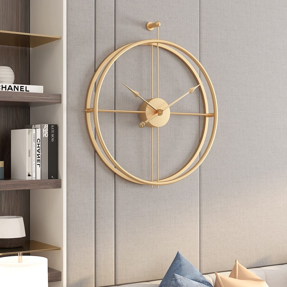 Wall Clock Silent Oversized Iron Frame | Forano