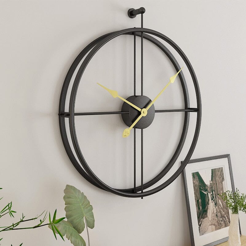 Wall Clock Silent Oversized Iron Frame | Forano