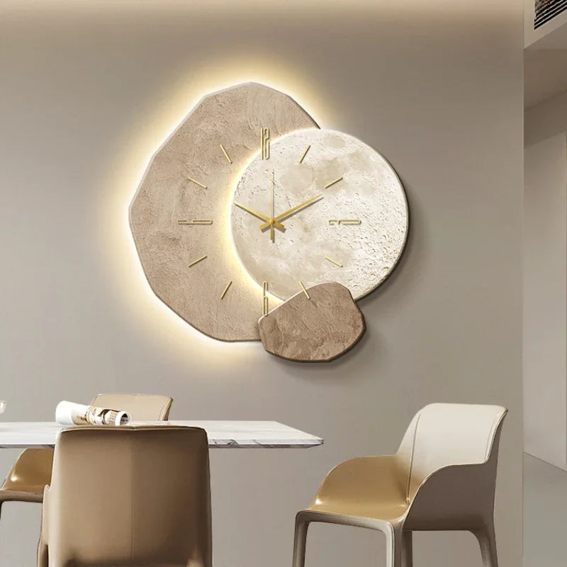 Wall Clock Silent Quartz with Backlight Modern Style | Lureva