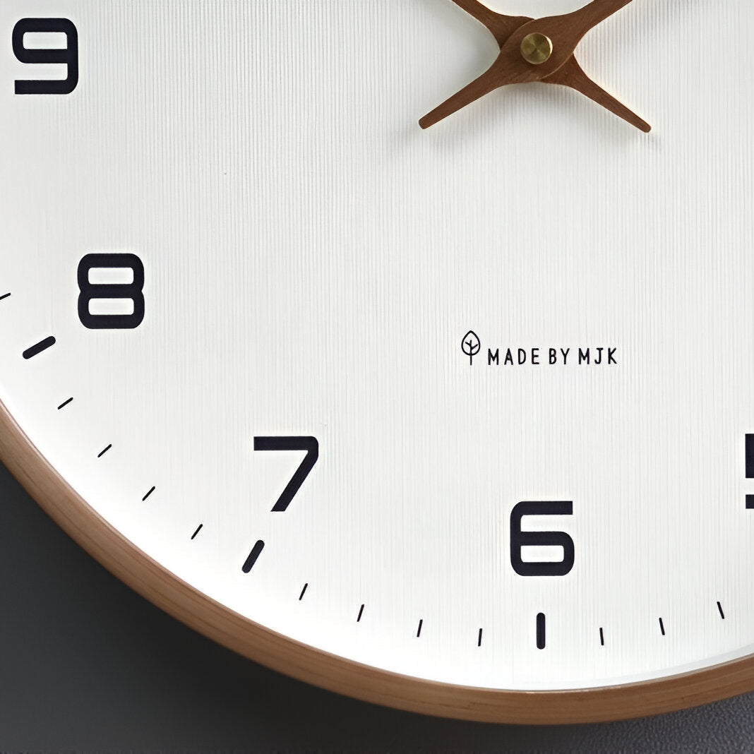 Wall Clock Wooden Minimalist Nordic Style | Timora