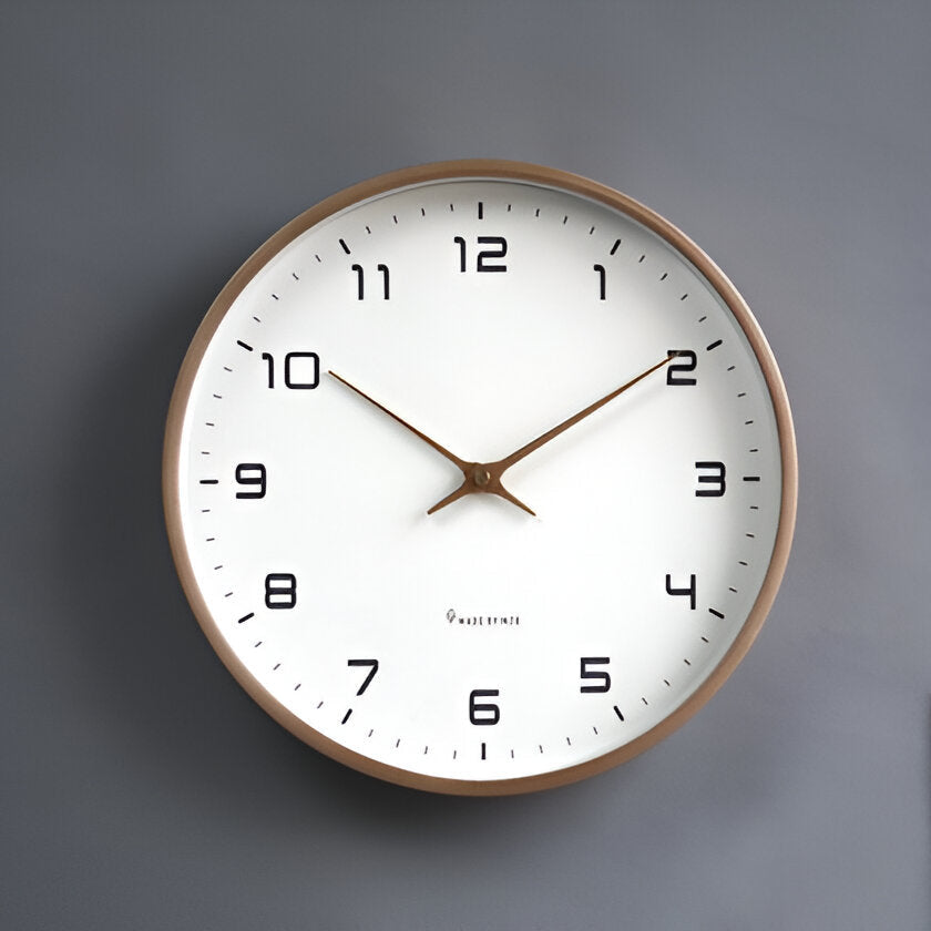 Wall Clock Wooden Minimalist Nordic Style | Timora