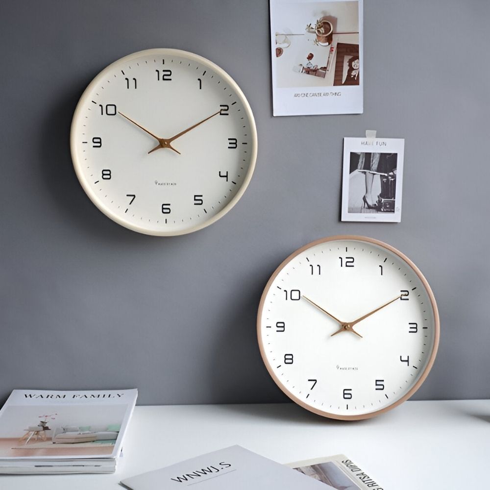Wall Clock Wooden Minimalist Nordic Style | Timora