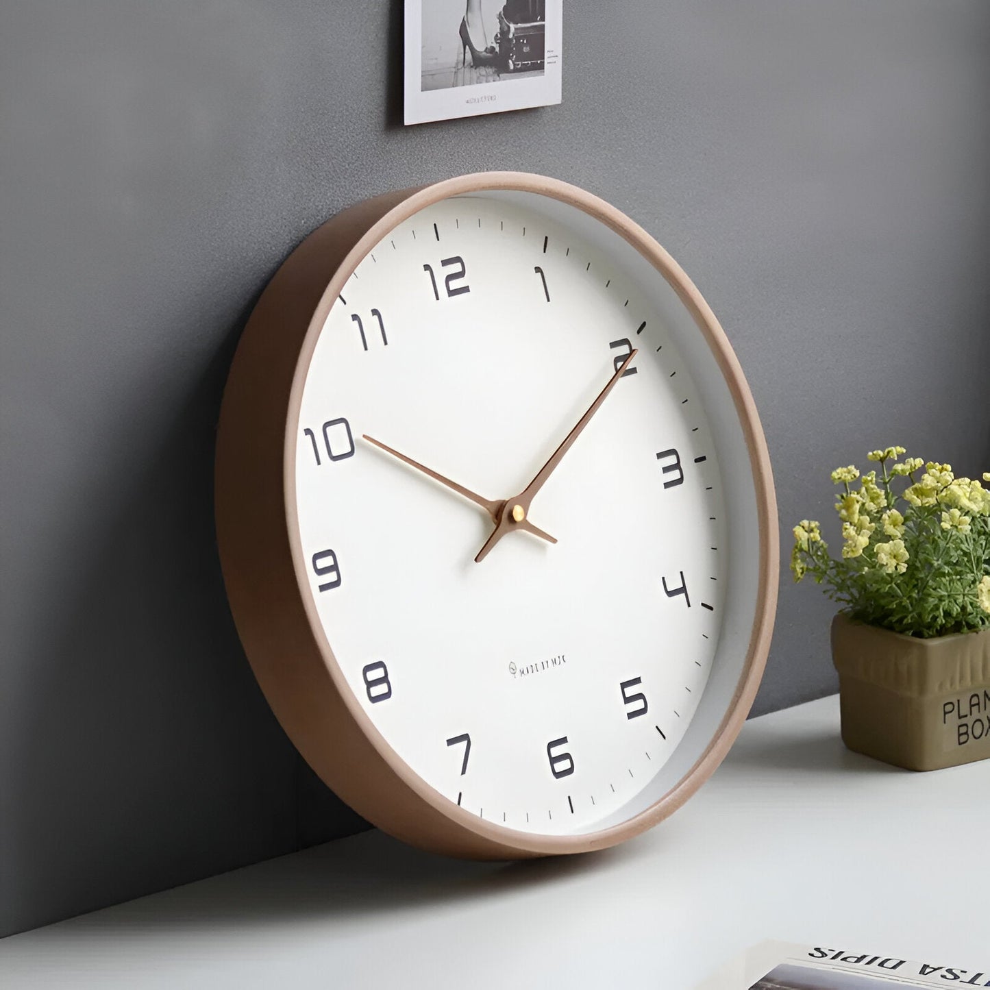 Wall Clock Wooden Minimalist Nordic Style | Timora