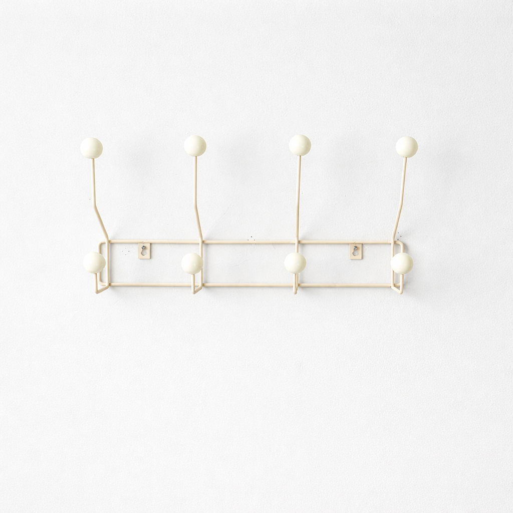 Wall Hook Rack Metal Base Mid Century Style | Dotino