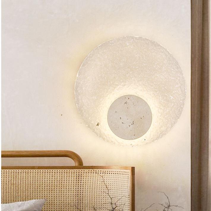 Wall Light Acrylic Travertine Modern Design | Orevio