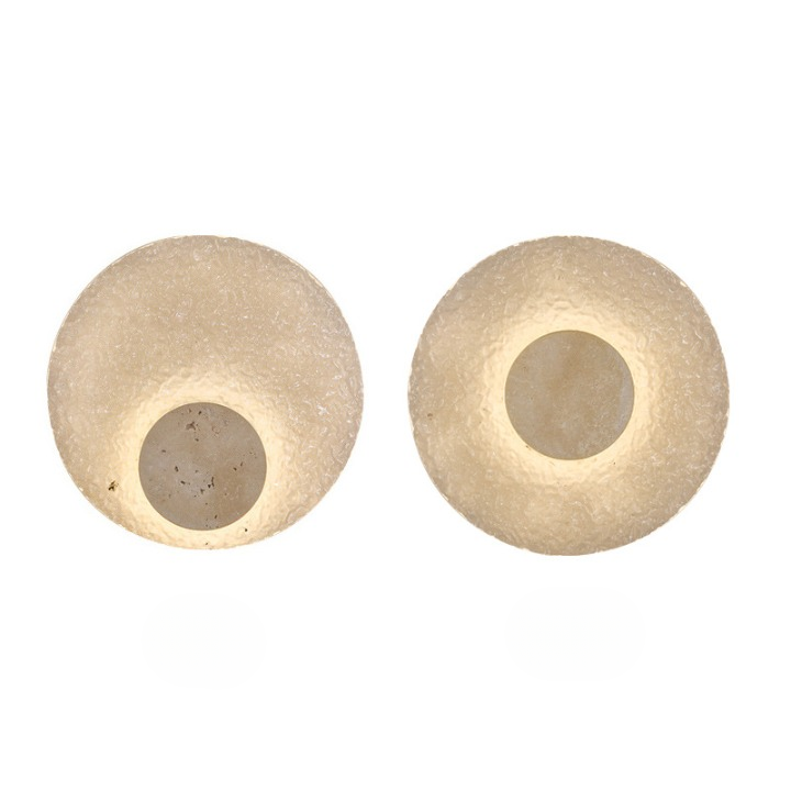 Wall Light Acrylic Travertine Modern Design | Orevio