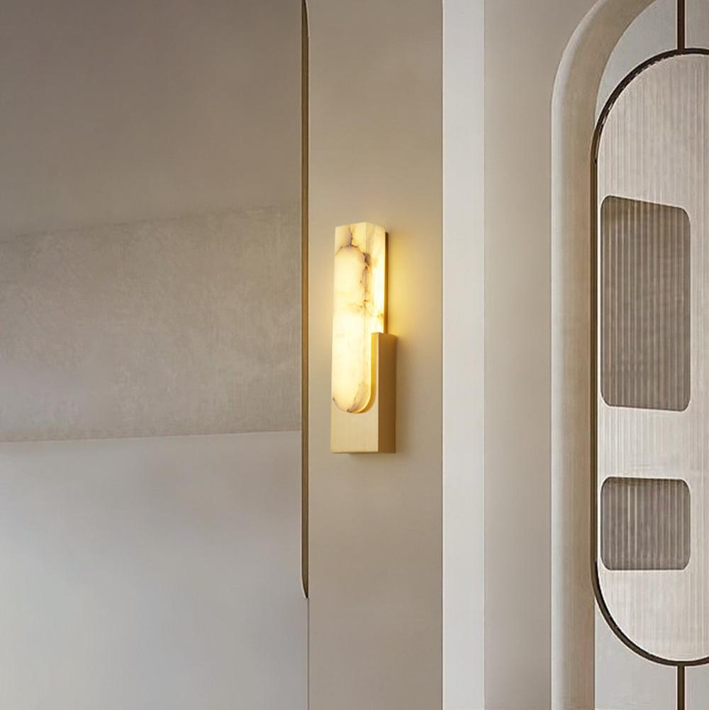 Wall Light Artificial Alabaster Minimalist Design | Vilmore
