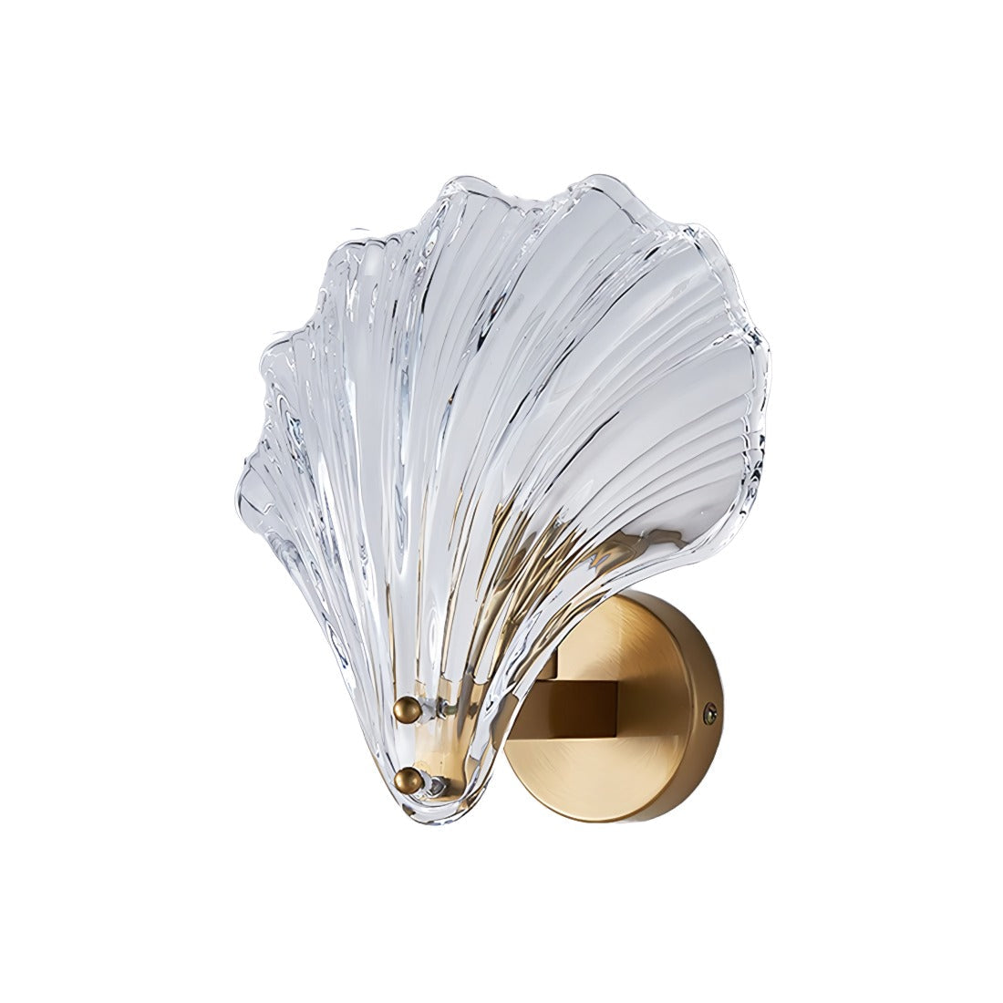 Wall Light Brass Glass Coastal Design | Merevor