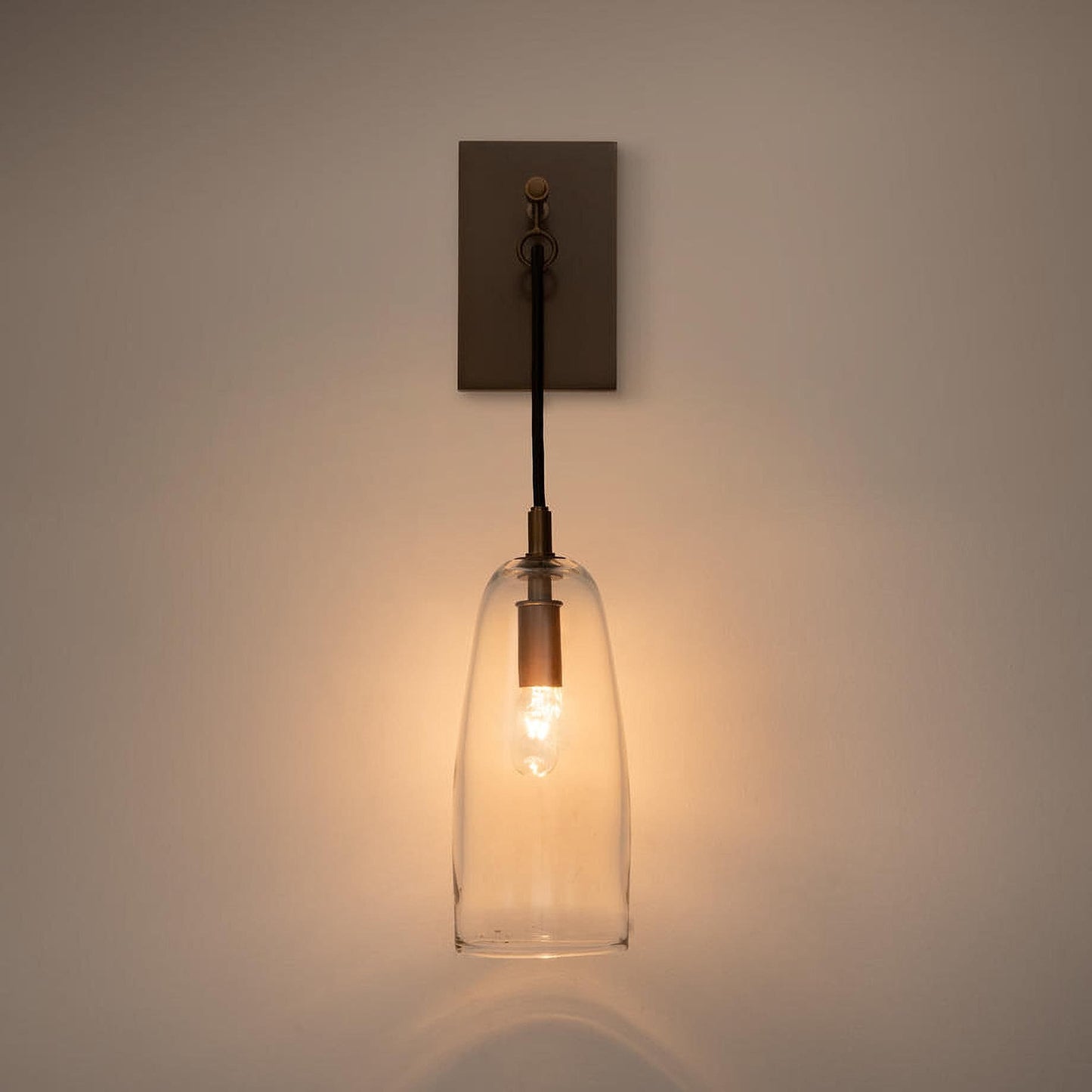 Wall Light Brass Glass for Nordic Interiors | Larexa