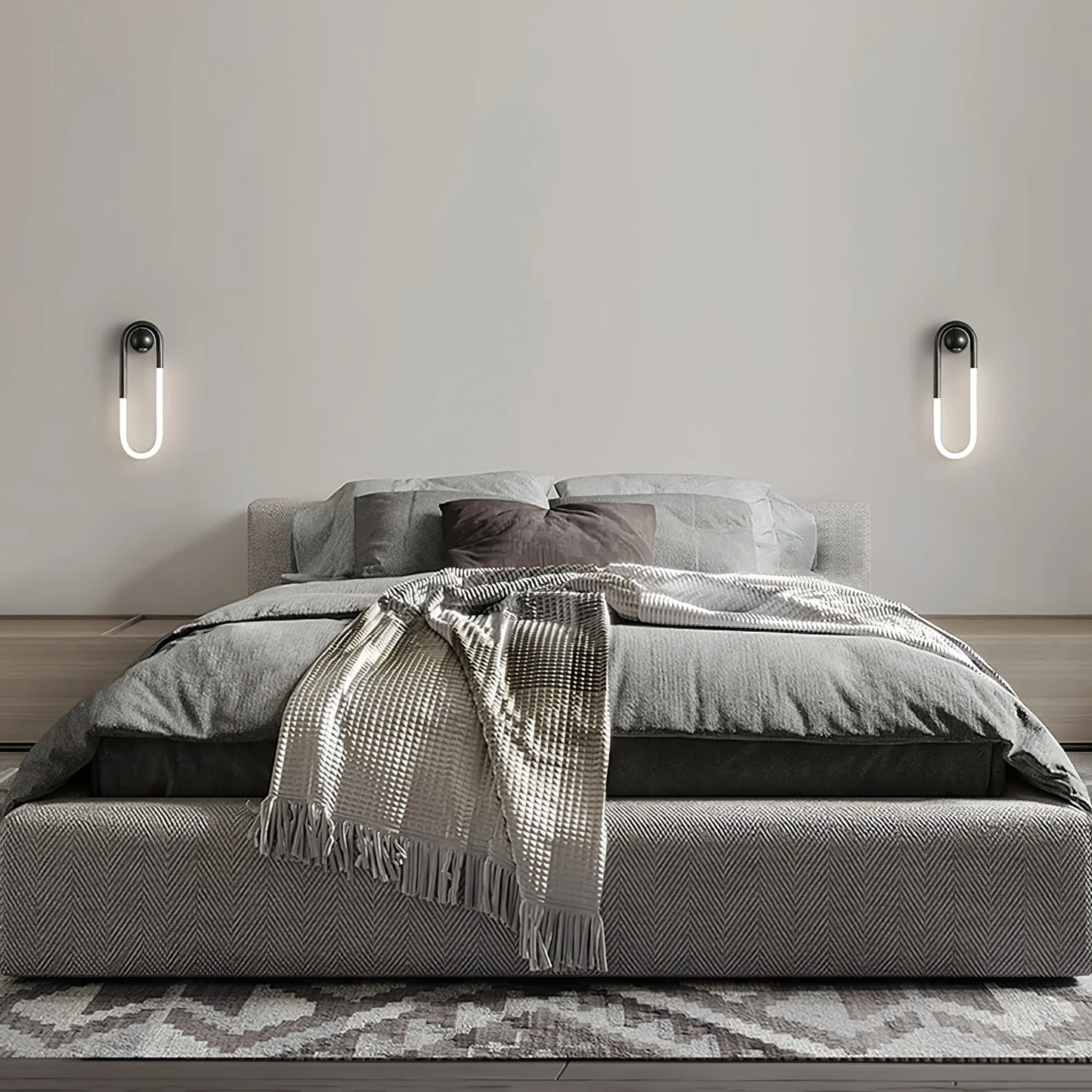 Wall Light Brass Loop in Modern Design | Rudilo