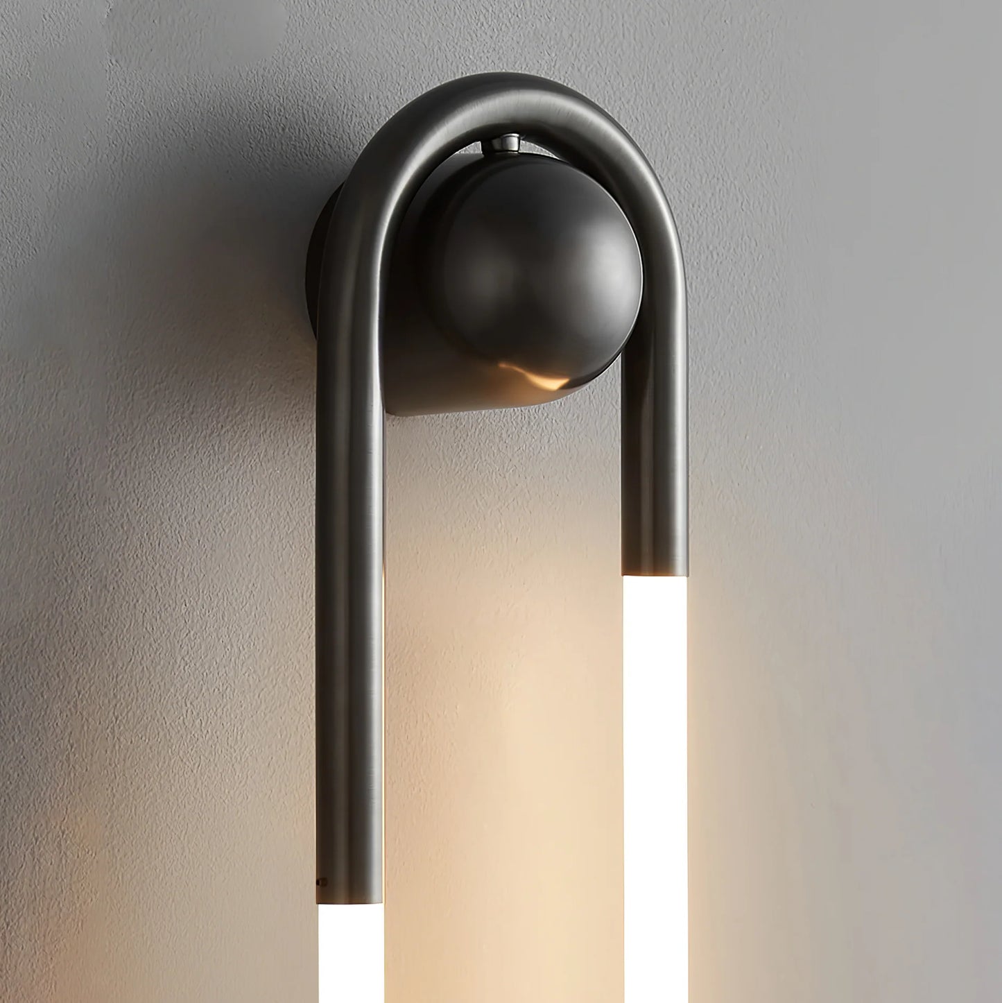 Wall Light Brass Loop in Modern Design | Rudilo