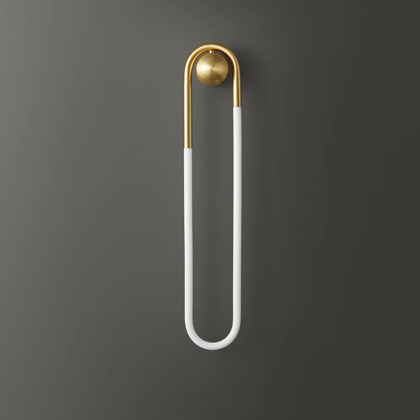 Wall Light Brass Loop in Modern Design | Rudilo