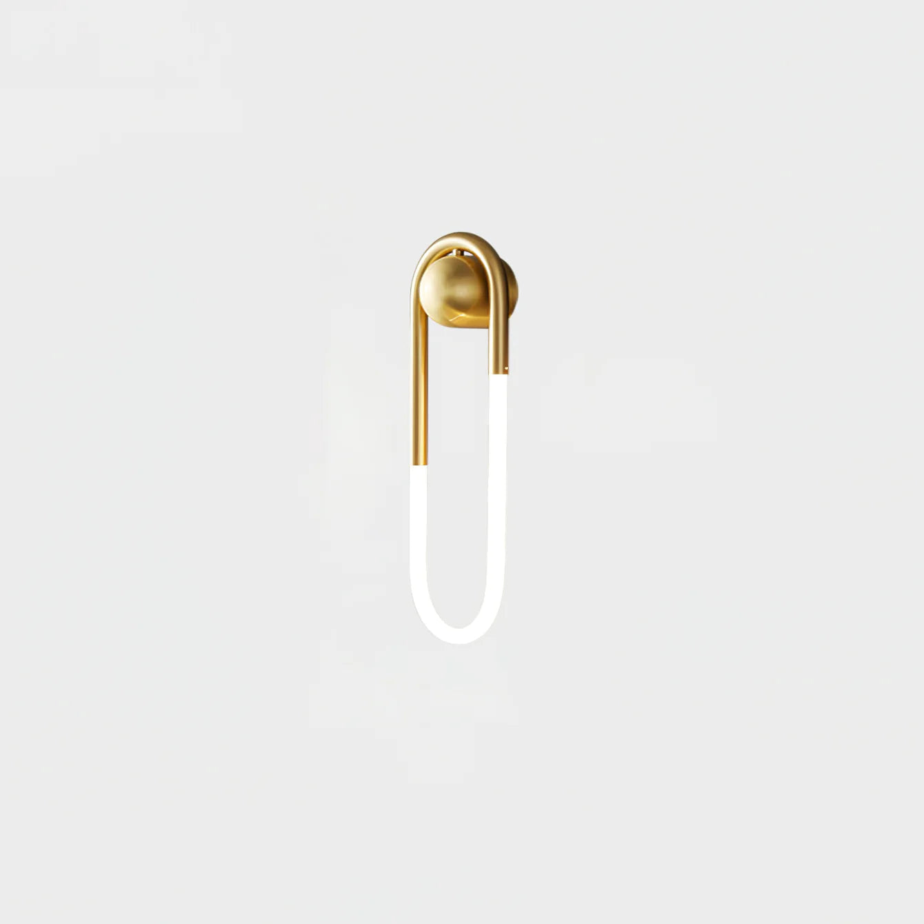 Wall Light Brass Loop in Modern Design | Rudilo