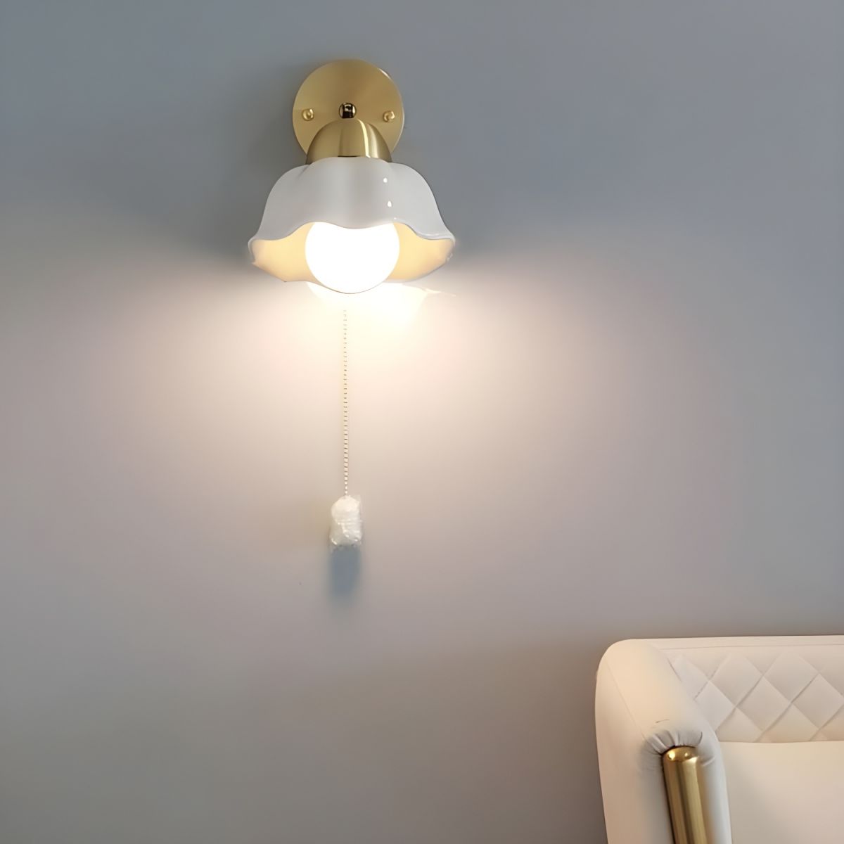 Wall Light Ceramic Medieval Style for Bedside | Merolan
