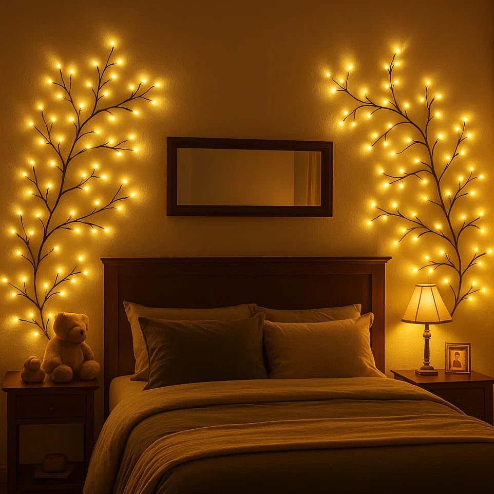 Wall Light Cherry Blossom USB LED Modern Design | Floren