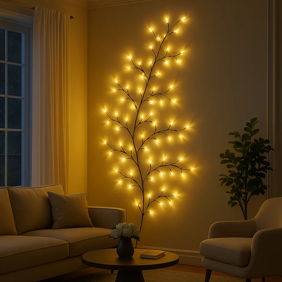 Wall Light Cherry Blossom USB LED Modern Design | Floren