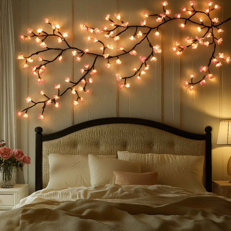 Wall Light Cherry Blossom USB LED Modern Design | Floren