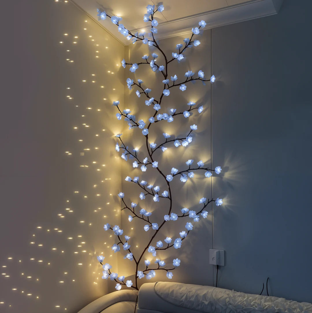 Wall Light Cherry Blossom USB LED Modern Design | Floren