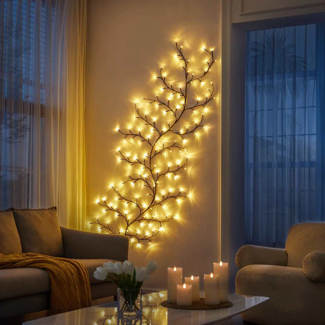 Wall Light Cherry Blossom USB LED Modern Design | Floren