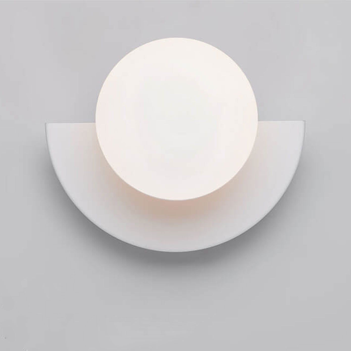 Wall Light Glass Globe Modern Wall Design | Valerno