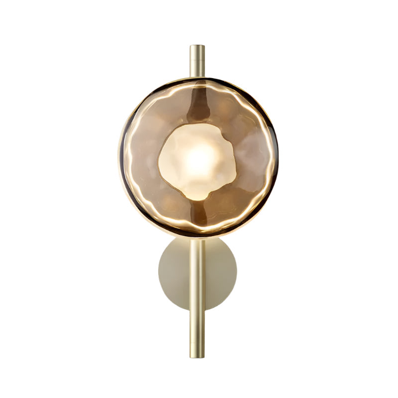 Wall Light Glass Round Nordic Design | Cetora