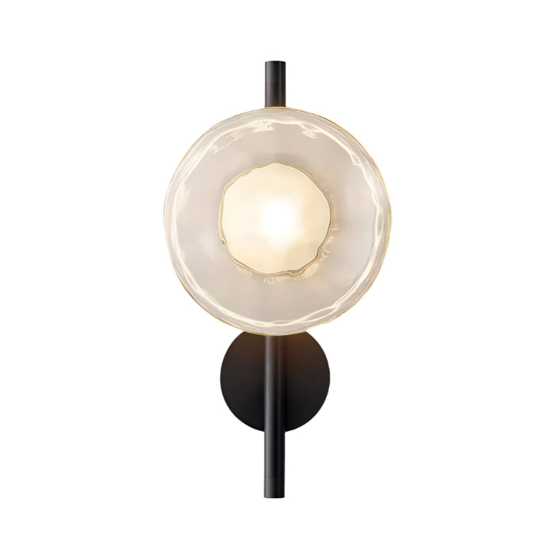 Wall Light Glass Round Nordic Design | Cetora