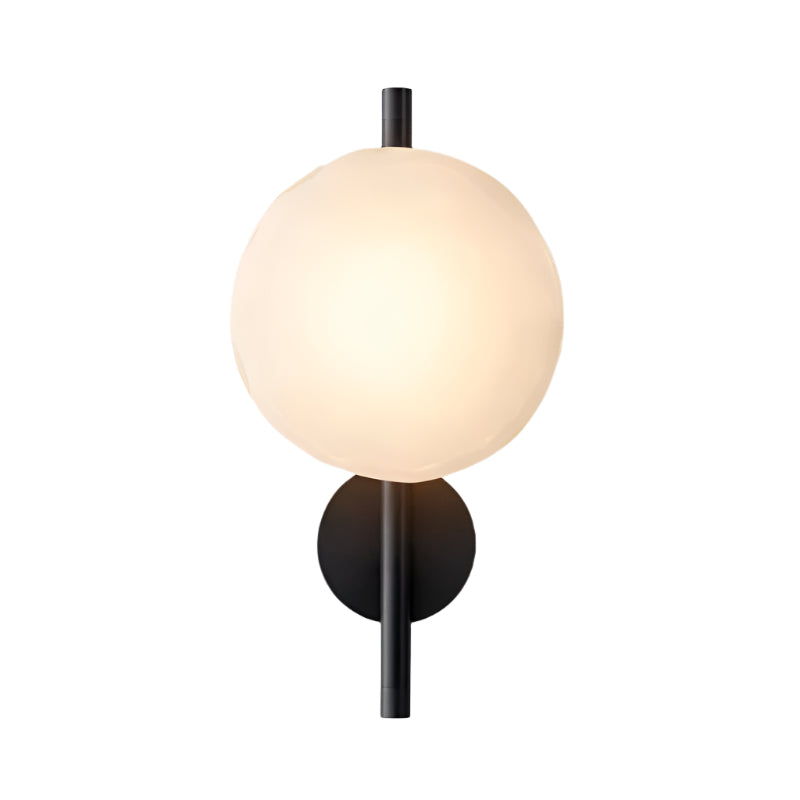 Wall Light Glass Round Nordic Design | Cetora